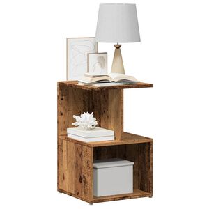 vidaXL Spinta prie lovos Old Wood 35x35x55 cm Engineered Wood