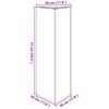vidaXL Sodo loveliai, 2vnt., 30x26x75cm, galvanizuotas plienas