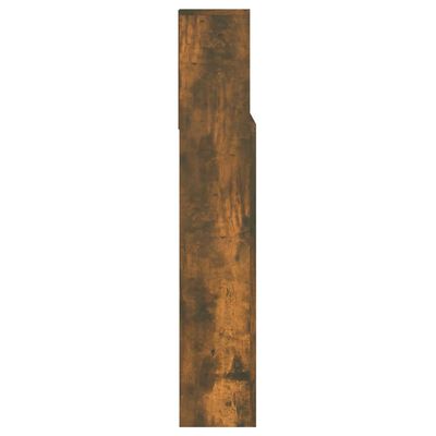 vidaXL Galvūgalis-spintelė, dūminio ąžuolo spalvos, 140x19x103,5cm
