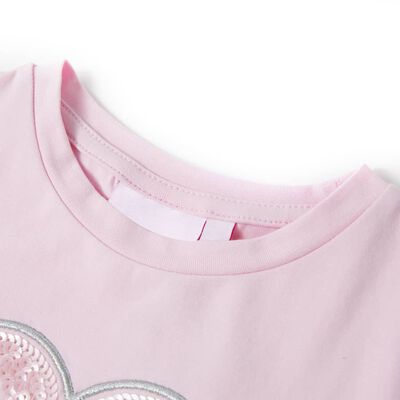 Vaikiški marškinėliai, šviesiai rožinės spalvos, 92 dydžio