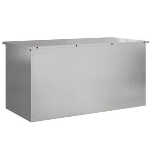 vidaXL Sodo saugojimo pagalvių dėžė Galvanizuotas plienas 220 L