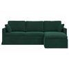 vidaXL Sofa Tamsiai žalia Bendri matmenys: 228 x 134 cm (P X G x A)