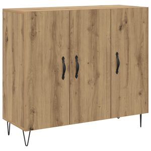 vidaXL Kabalas Amatininkų ąžuolas 90 x 32,5 x 80 cm Apdirbta mediena