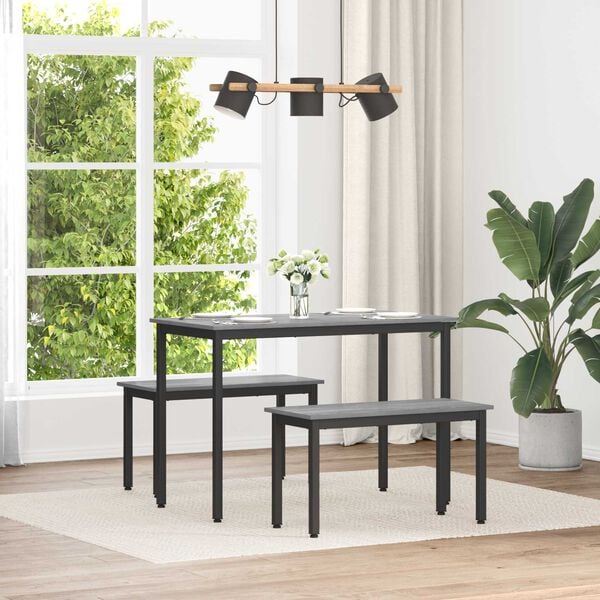 vidaXL suoliukas Pilkas Sonoma 80 x 35 x 45 cm Apdirbta mediena