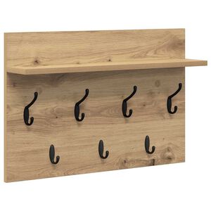 vidaXL Prikabinamas paltas Sieninis Amatininkų ąžuolas 60 x 40 x 12 cm