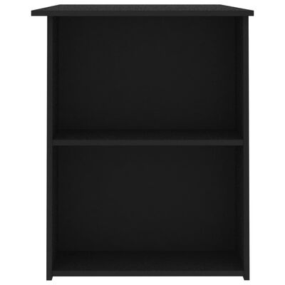 vidaXL Rašomasis stalas, juodos spalvos, 110x60x73cm, MDP