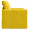 vidaXL Sofa lova 60cm Tamsiai geltona Aksomas