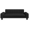 vidaXL Vaiki&scaron;ka sofa, juodos spalvos, 90x53x30cm, dirbtinė oda