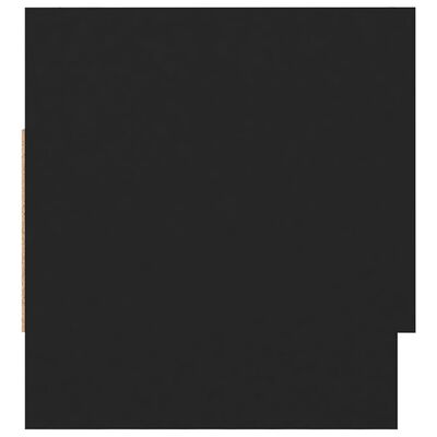 vidaXL Drabužių spinta, juodos spalvos, 70x32,5x35cm, MDP