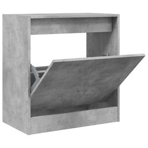 vidaXL Spintelė batams, betono pilka, 60x34x63,5cm, apdirbta mediena