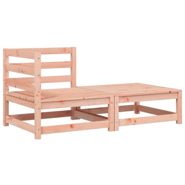 vidaXL Kampinė sodo sofos dalis su pagalvėlėmis ir pakoja