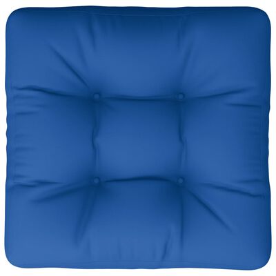 vidaXL Paletės pagalvėlė, karališka mėlyna, 50x50x12cm, audinys