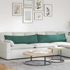 vidaXL Sofa Pagalvės 2 pcs Tamsiai žalia 145 x 40 cm