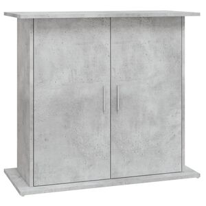 vidaXL Akvariumo stovas, betono pilkas, 81x36x73cm, inžinerinė mediena