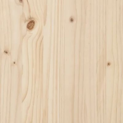 vidaXL Lovelis, 112x25x104,5cm, pušies medienos masyvas