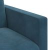 vidaXL Sofa 2 pcs Mėlyna 138 x 78 x 80 cm Aksomas