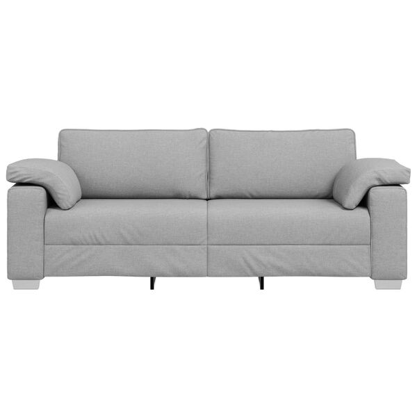 vidaXL Sofa 178cm Debesų pilka audinys