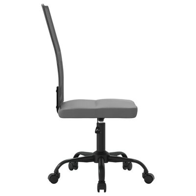 vidaXL Biuro kėdė, pilka, tinklinis audinys, reguliuojamo aukščio