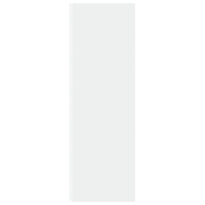 vidaXL Kampinė spintelė, baltos spalvos, 33x33x100cm, MDP