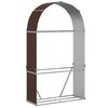 vidaXL Malkų stovas, rudas, 120x45x210cm, galvanizuotas plienas