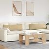 vidaXL Sofa Pagalvės 2 pcs Pilkai žalia 120 x 40 cm Kordūrinis audinys