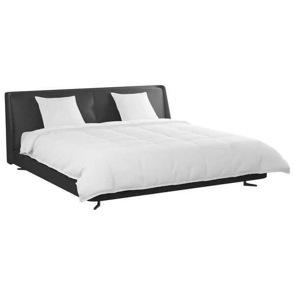 vidaXL Antklodžių rinkinys su pagalve 3 pcs Balta Plunksna