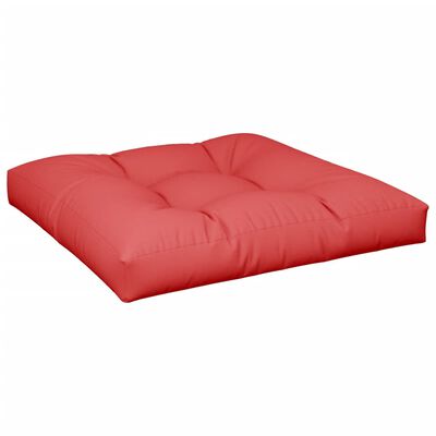vidaXL Paletės pagalvėlė, raudonos spalvos, 70x70x12cm, audinys