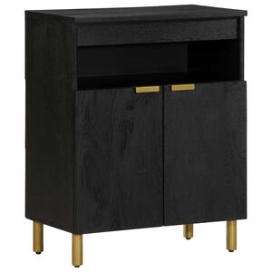 vidaXL indauja juoda 60x33x75 cm inžinierinė mediena
