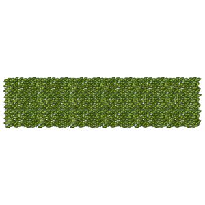 vidaXL Balkono ekranas su lapais Žalia ir geltona 300 x 75 cm