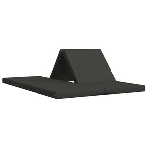vidaXL Sulankstomas Sofos Lova 70 x 67 x 48 cm Tamsiai pilka