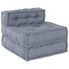 vidaXL Modulinė sofa Pilka 70 x 70 x 56 cm audinys