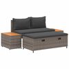 vidaXL Lauko sofos komplektas 4 -Seater 4 vnt. 55 x 30 x 39 cm