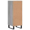 vidaXL Šoninė spintelė, pilka ąžuolo, 34,5x34x90cm, apdirbta mediena