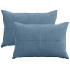 vidaXL Pagalvėlės užvalkalas 2 pcs ALMELO Mėlyna 30 x 50 cm mančester