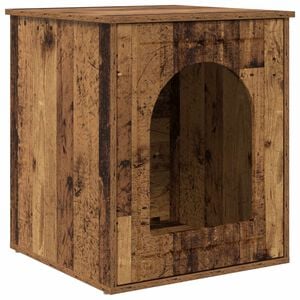 vidaXL Katės namelis Senas medis 53 x 52 x 62 cm Apdirbta mediena