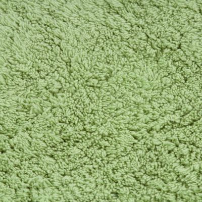 vidaXL Vonios kilimėlių rinkinys, 2d., audinys, žalias