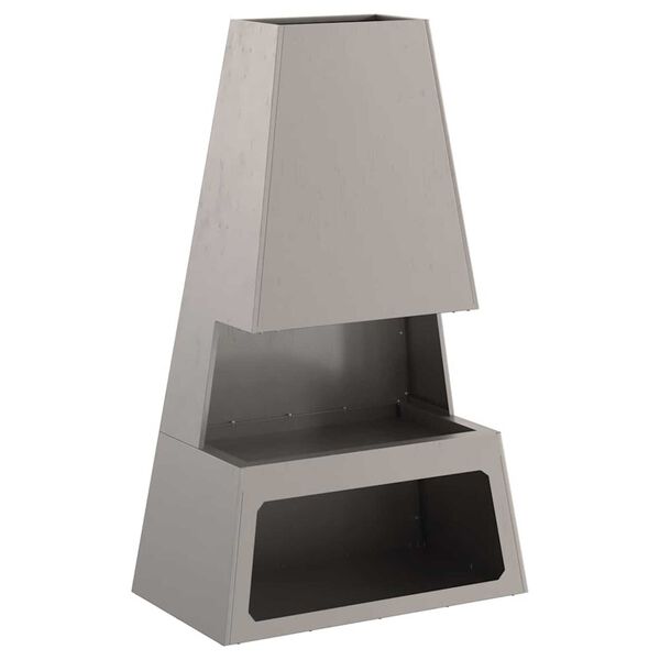 vidaXL Laužavietė Ruda 60 x 35 x 100 cm Plienas