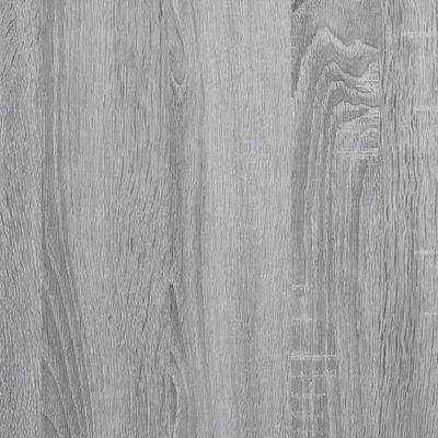 vidaXL Lovos rėmas, pilkos ąžuolo spalvos, 150x200cm, apdirbta mediena