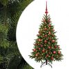 vidaXL Dirbtinė kalėdinė eglutė su rutuliuku 150 cm 150 LED