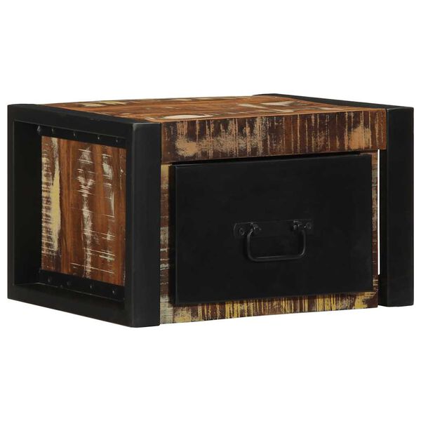 vidaXL Spintelės prie lovos, 2vnt., įvairiaspalvis, 40x35x25cm