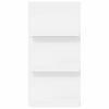 vidaXL Žurnalų stovas Balta 51 x 11 x 102 cm Apdirbta mediena