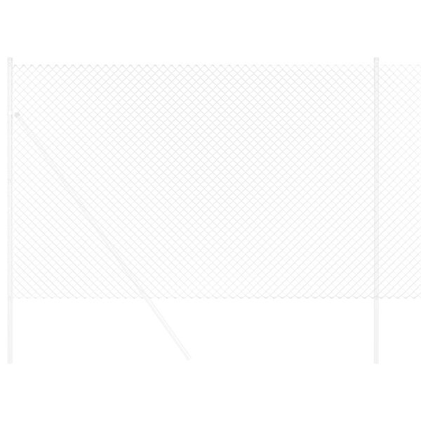 vidaXL Grandinės ry&scaron;io tvora Sidabro 10 x 1,5 m Galvanizuotas plienas