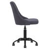 vidaXL Pasukama valgomojo kėdė, tamsiai pilkos spalvos, audinys
