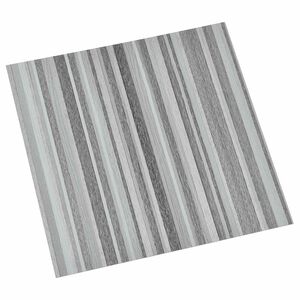 vidaXL Savesiūnančių Grindų Plok&scaron;tės Pilka ir juoda 30,5 x 30,5 cm