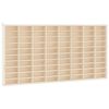 vidaXL Medinė kolekcinė vitrina su 80 skyrių, 80x4,5x40,5 cm