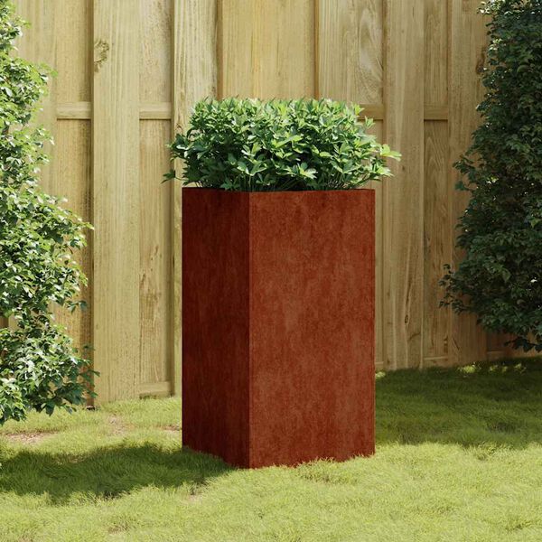 vidaXL Lovelis, 40x40x80cm, Corten plienas