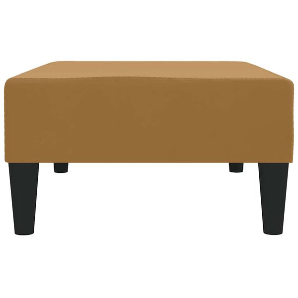 vidaXL Pakoja, rudos spalvos, 78x56x32cm, aksomas