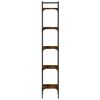 vidaXL Knygų lentyna, 5 auk&scaron;tų, dūminio ąžuolo, 35x30x174cm, mediena
