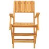 vidaXL Sulankstomos sodo kėdės, 8vnt., 55x62x90cm, tikmedžio masyvas