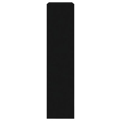 vidaXL Spintelė batams, juodos spalvos, 60x21x87,5cm, apdirbta mediena